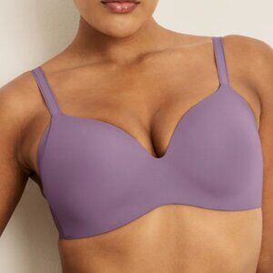 KNIX Wing Woman Contour Bra Violet Magnolia Size 5 (36C/36D/38B/38C) Seamless